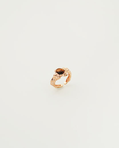 Aurora Gemstone Ring, top view