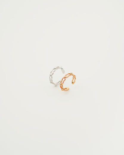 Bead Link Ring, top view