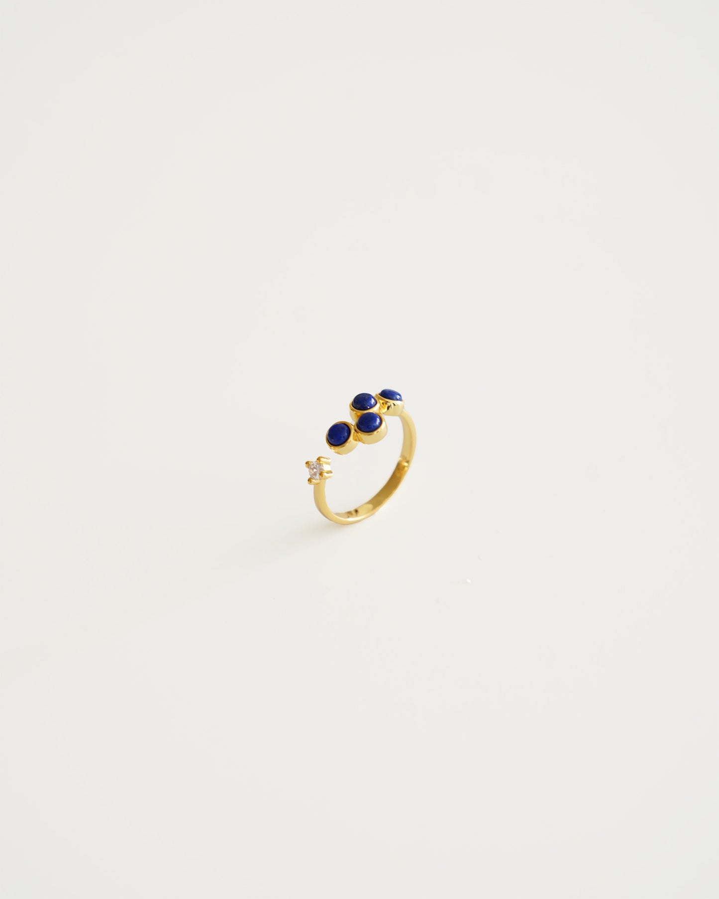 Lapis Lazuli Open Ring - top view