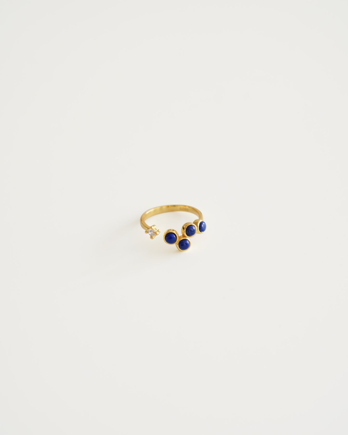 Lapis Lazuli Open Ring - front view